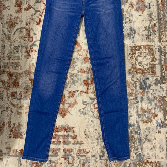 American Eagle Hi-Rise Sapphire Blue Jegging - Size 00 - Picture 4 of 6